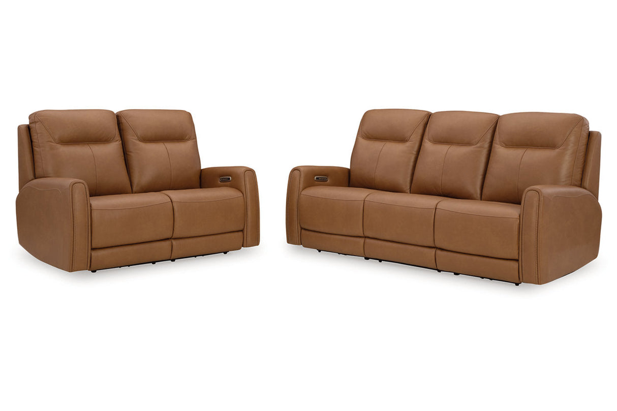 Tryanny Butterscotch Power Reclining Living Room Set