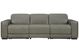 Correze Gray 3-Piece Power Reclining Sofa