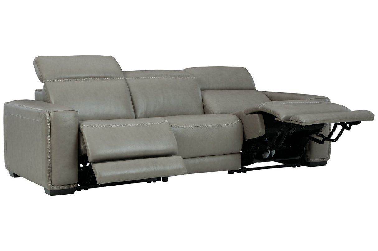 Correze Gray 3-Piece Power Reclining Sofa