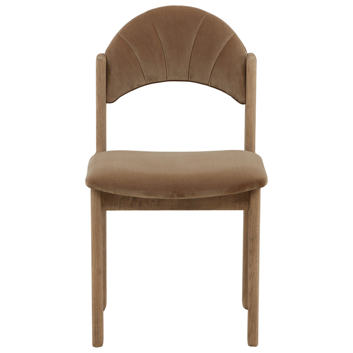 Ulani Dining Chair, Light Brown, Set of 2 by Dovetail at Eve Furniture