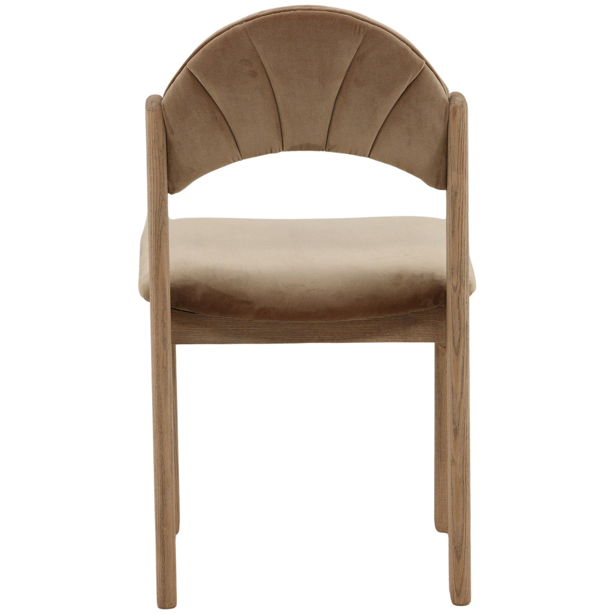 Ulani Dining Chair, Light Brown, Set of 2 by Dovetail at Eve Furniture