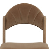 Ulani Dining Chair, Light Brown, Set of 2 by Dovetail at Eve Furniture