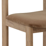 Ulani Dining Chair, Light Brown, Set of 2 by Dovetail at Eve Furniture