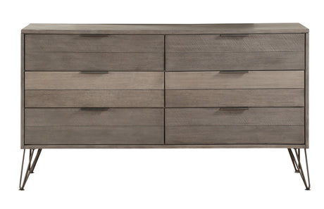 Urbanite Gray Panel Bedroom Set by Homelegance at Eve Furniture
