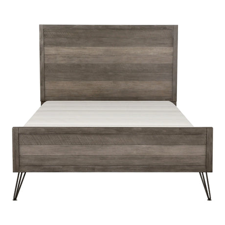 Urbanite Gray Queen Panel Bed by Homelegance at Eve Furniture