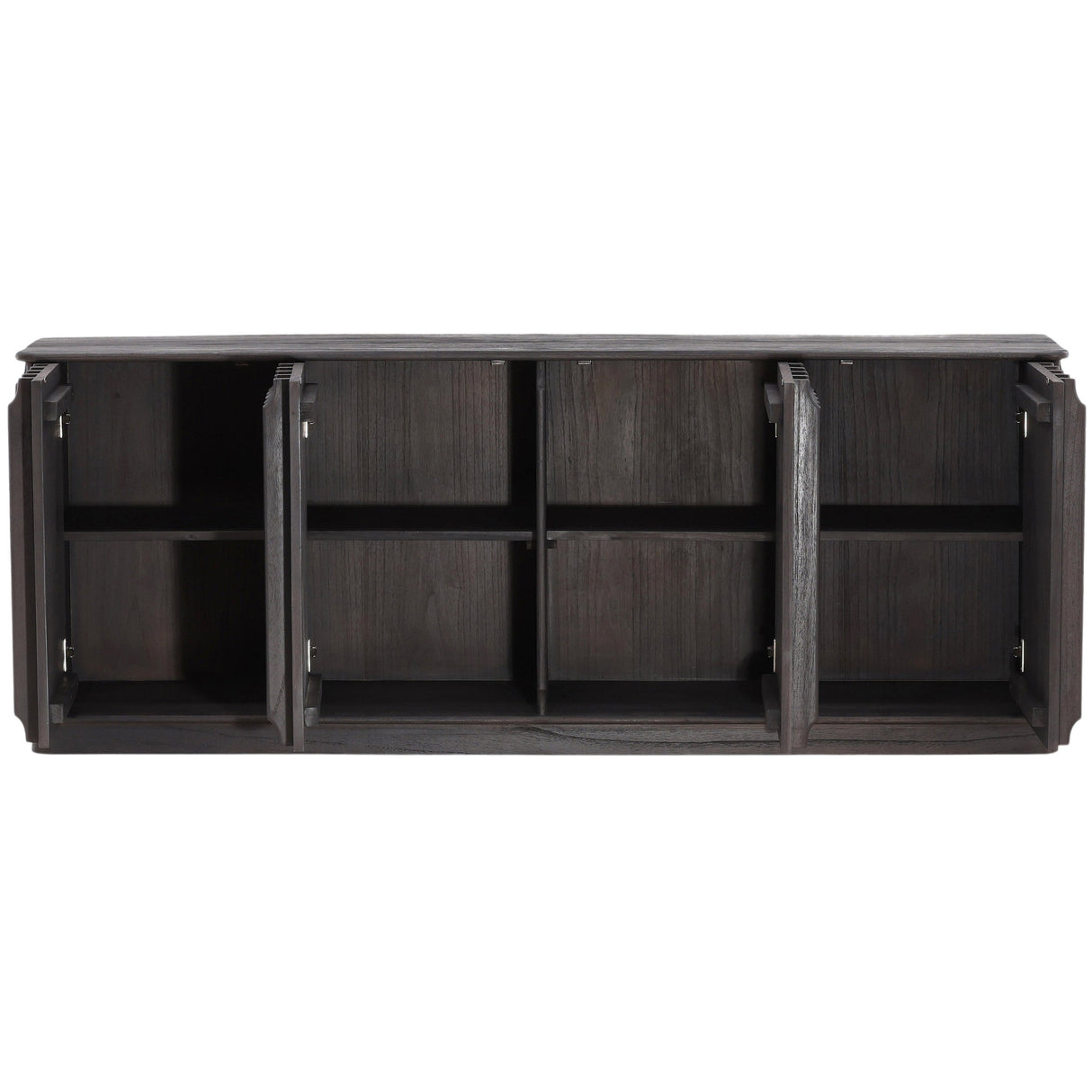 Urias Sideboard, Dark Brown by Dovetail at Eve Furniture