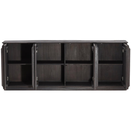 Urias Sideboard, Dark Brown by Dovetail at Eve Furniture