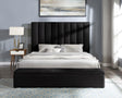 Valencia Black Queen Platform Bed by Happy Homes at Eve Furniture