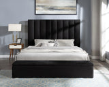 Valencia Black Queen Platform Bed by Happy Homes at Eve Furniture
