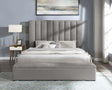 Valencia Gray King Platform Bed by Happy Homes at Eve Furniture