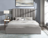 Valencia Gray King Platform Bed by Happy Homes at Eve Furniture