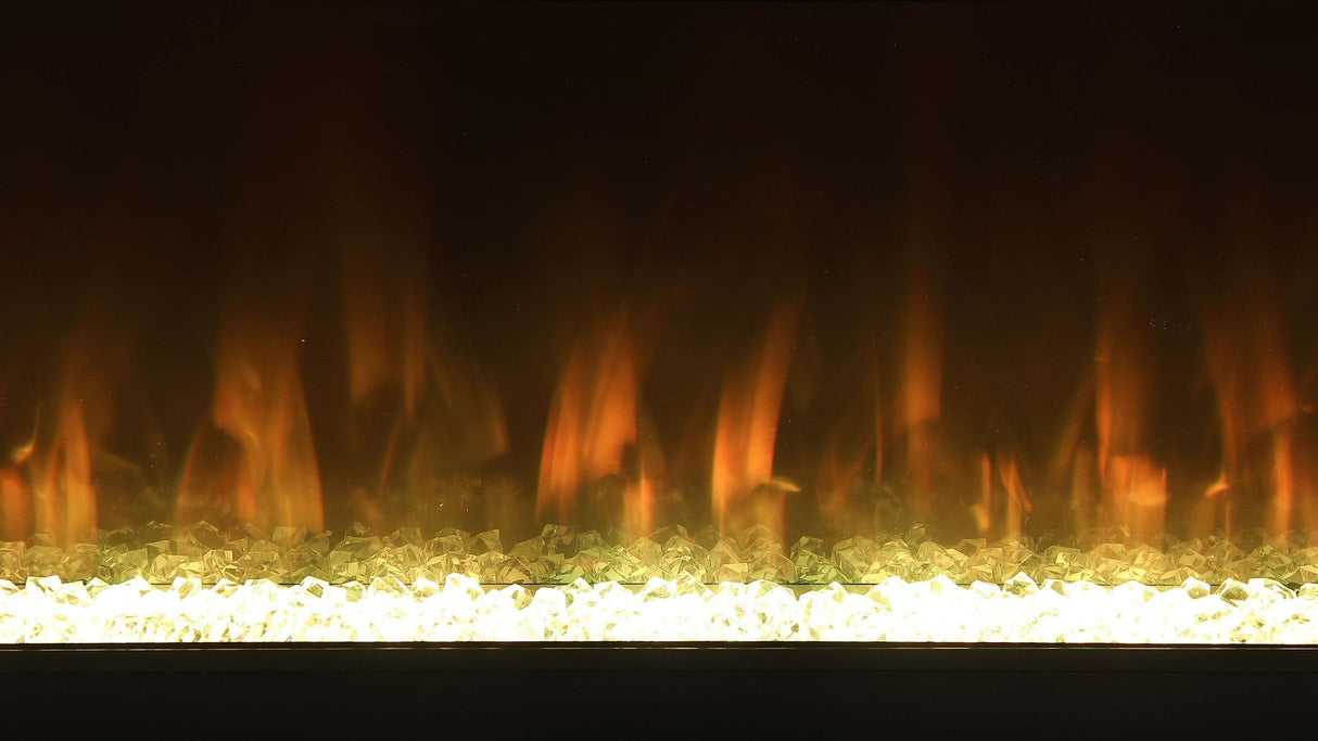 Vallerie White 71" TV Stand Fireplace Console by Coaster at Eve Furniture