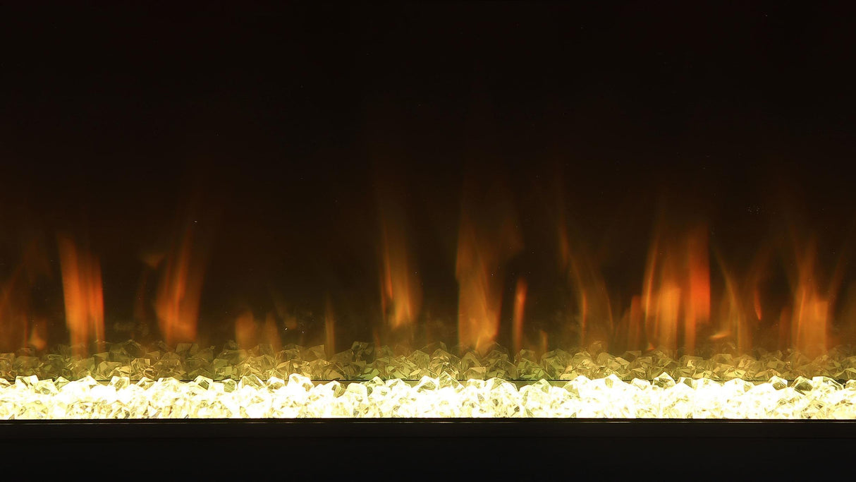 Vallerie White 71" TV Stand Fireplace Console by Coaster at Eve Furniture