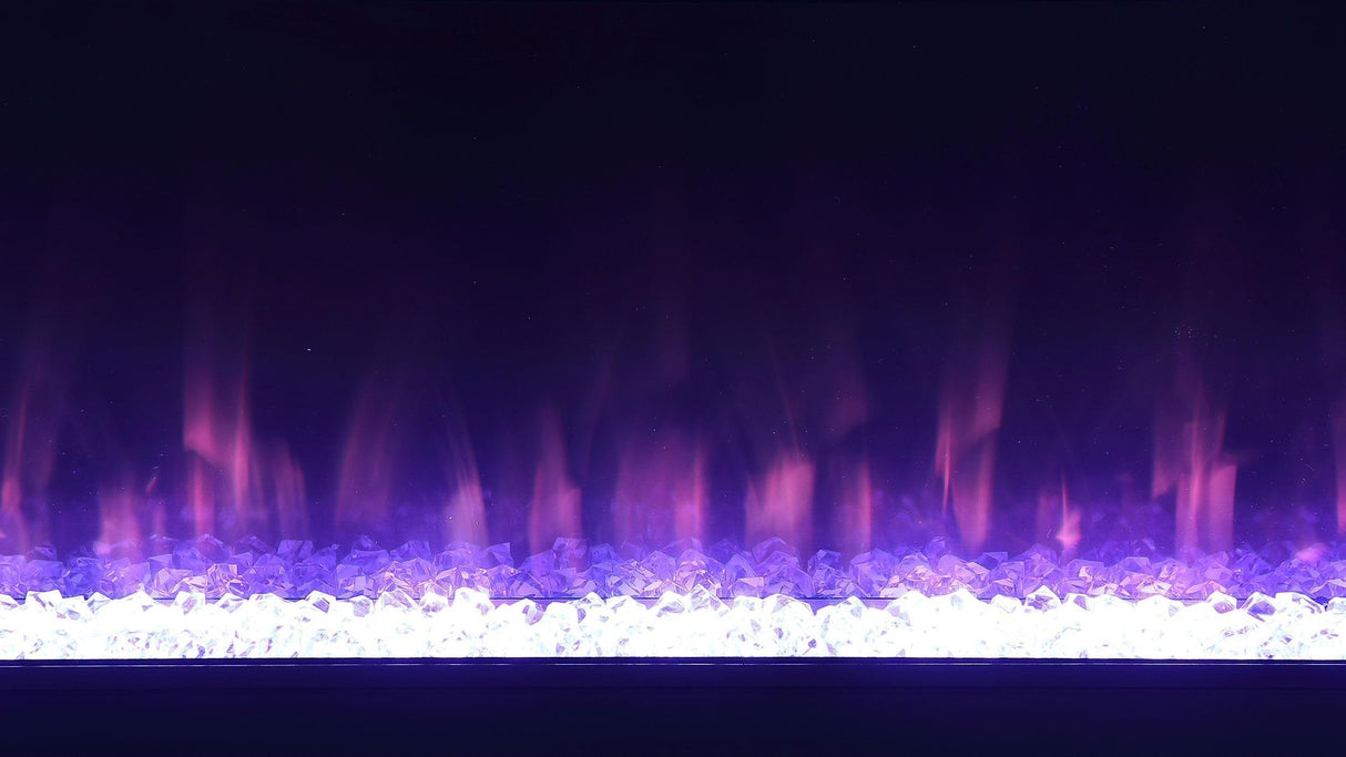 Vallerie White 71" TV Stand Fireplace Console by Coaster at Eve Furniture