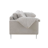 Vari Textured Velvet Lounge Sofa by TOV Furniture at Eve Furniture