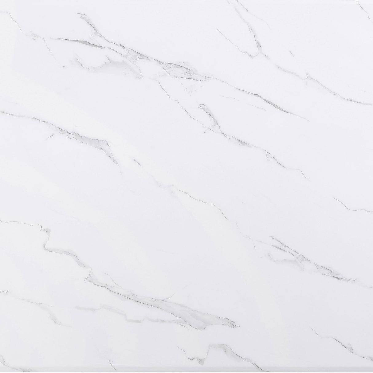 Venera White Rectangular 79-inch Faux Marble Dining Table by Coaster at Eve Furniture