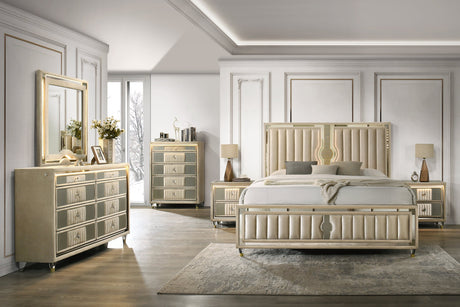 Venetian Beige Bedroom Set by Happy Homes at Eve Furniture