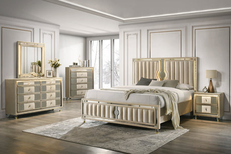 Venetian Beige Bedroom Set by Happy Homes at Eve Furniture