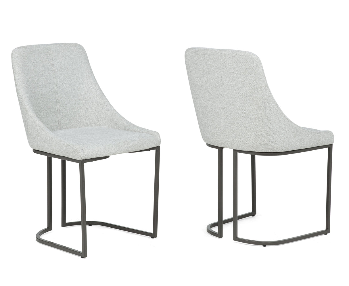 Verano Light Gray Dining Chair, Set of 2 by Crown Mark at Eve Furniture