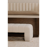 Verity Oatmeal Bench by Moe's Home at Eve Furniture
