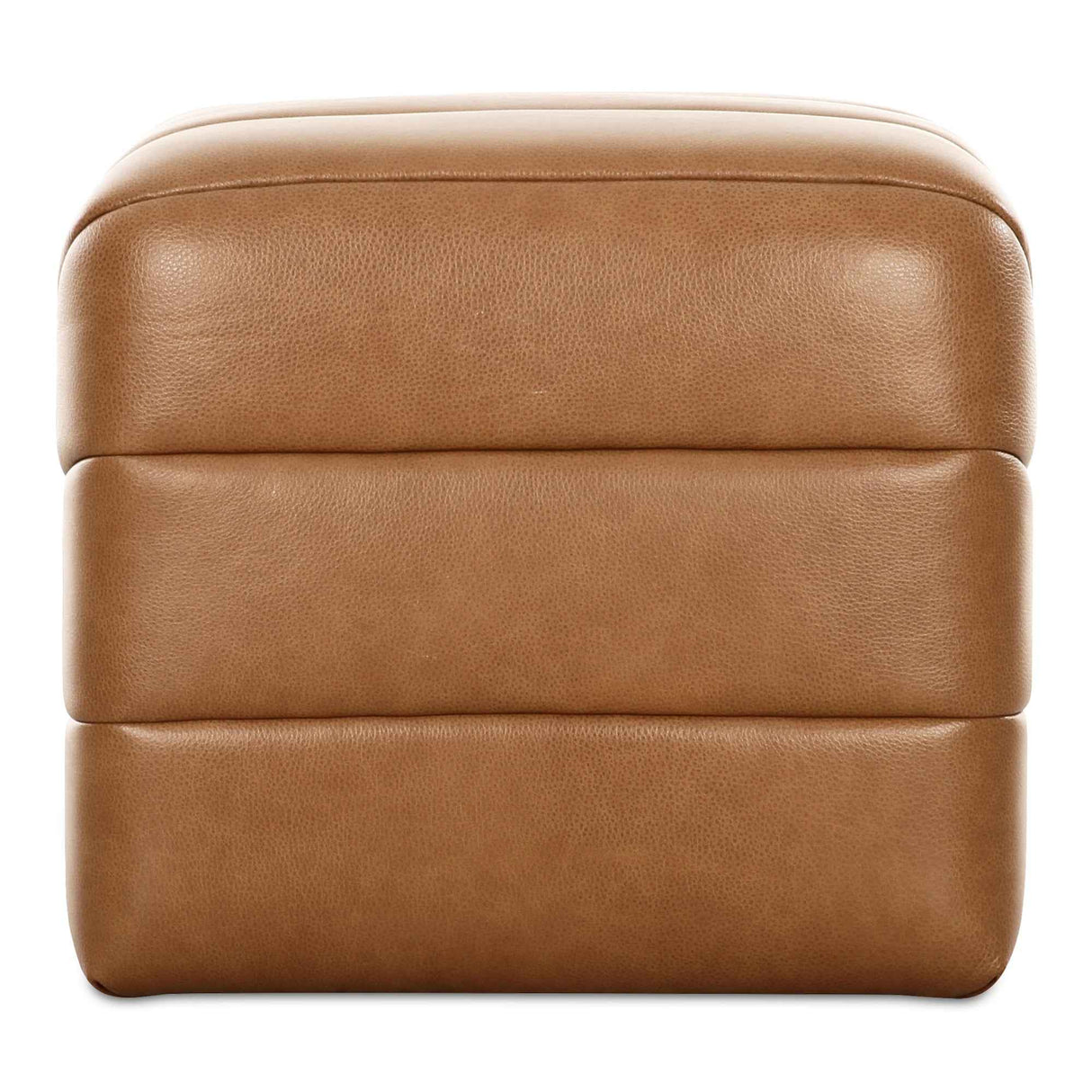 Verity Tan Leather Stool by Moe's Home at Eve Furniture