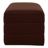 Verity Warm Brown Bench by Moe's Home at Eve Furniture