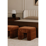 Verity Warm Brown Stool by Moe's Home at Eve Furniture