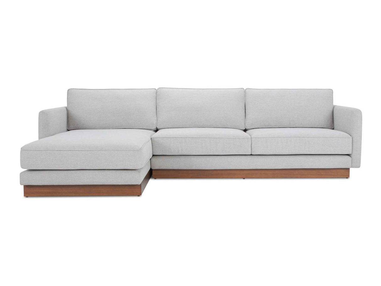 Vernon Grey Left Sectional by Moe's Home at Eve Furniture