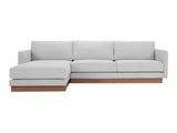 Vernon Grey Left Sectional by Moe's Home at Eve Furniture