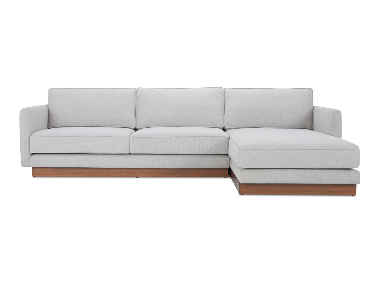 Vernon Grey Right Sectional by Moe's Home at Eve Furniture
