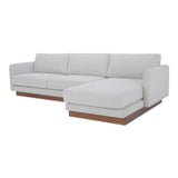 Vernon Grey Right Sectional by Moe's Home at Eve Furniture