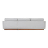 Vernon Grey Right Sectional by Moe's Home at Eve Furniture