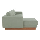 Vernon Sage Left Sectional by Moe's Home at Eve Furniture