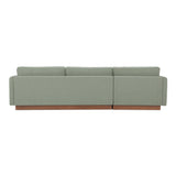 Vernon Sage Left Sectional by Moe's Home at Eve Furniture