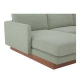 Vernon Sage Left Sectional by Moe's Home at Eve Furniture