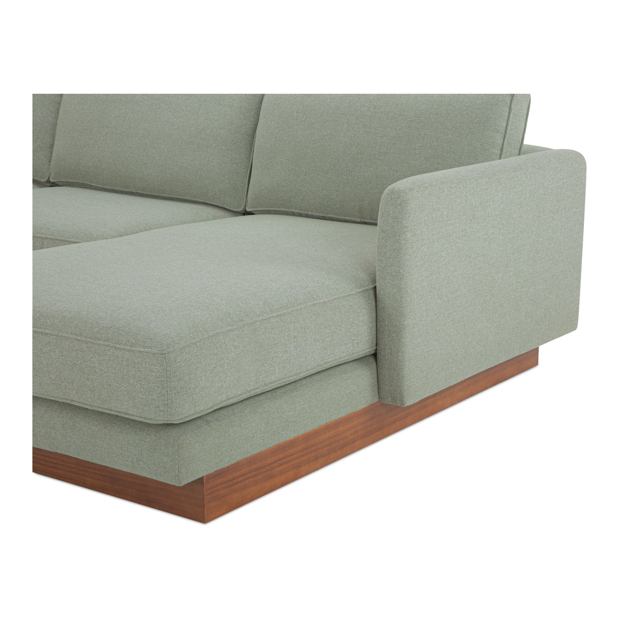 Vernon Sage Right Sectional by Moe's Home at Eve Furniture
