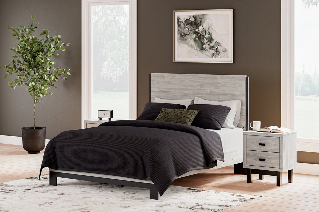 Vessalli Gray Panel Bedroom Set by Ashley at Eve Furniture