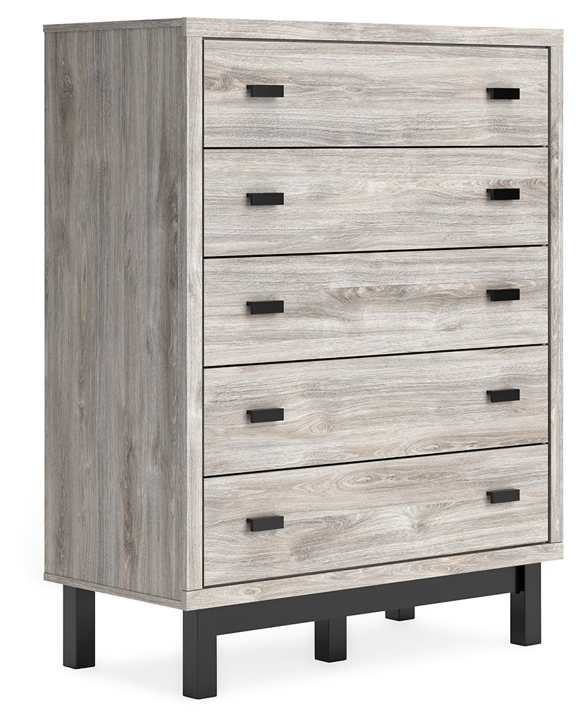 Vessalli Gray Panel Bedroom Set by Ashley at Eve Furniture