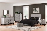Vessalli Gray Panel Bedroom Set by Ashley at Eve Furniture