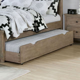 Vevey Wire-Brushed Warm Gray Full Bed by Furniture of America at Eve Furniture