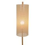 Vialux Floor Lamp - Oak and Natural by Ashcroft Imports at Eve Furniture