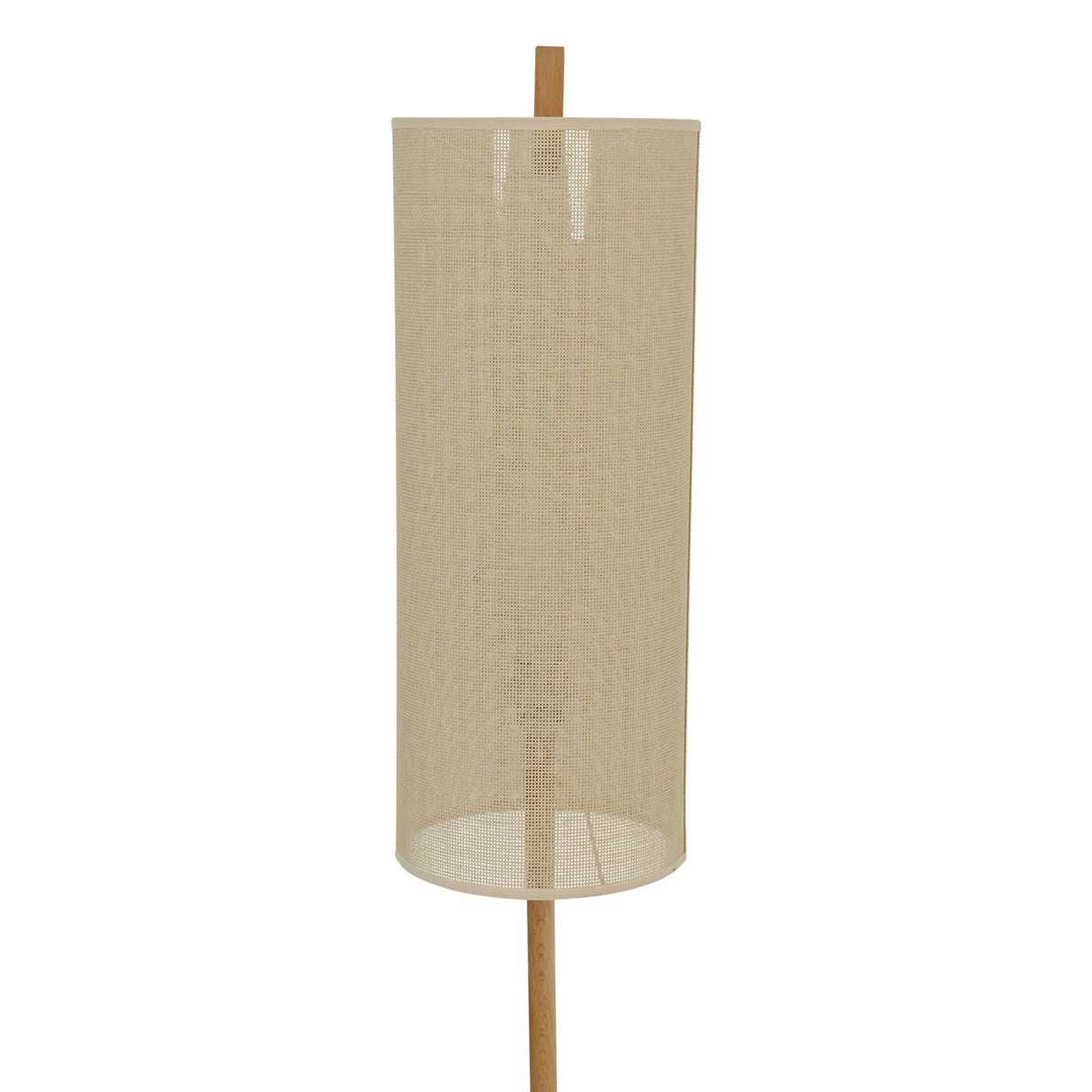 Vialux Floor Lamp - Oak and Natural by Ashcroft Imports at Eve Furniture