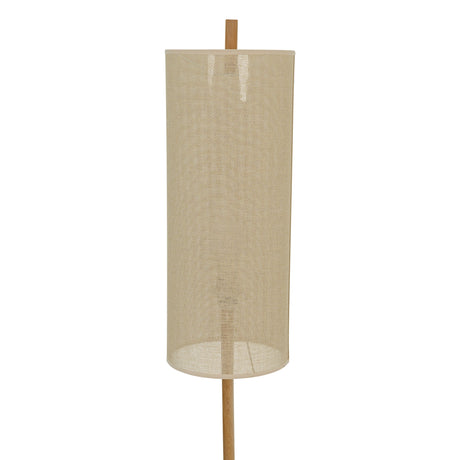 Vialux Floor Lamp - Oak and Natural by Ashcroft Imports at Eve Furniture