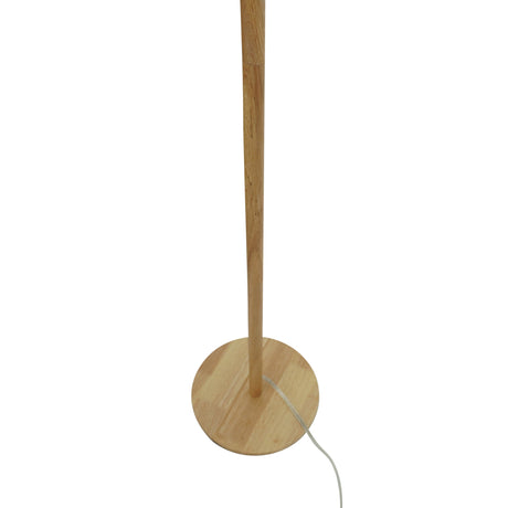 Vialux Floor Lamp - Oak and Natural by Ashcroft Imports at Eve Furniture
