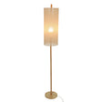 Vialux Floor Lamp - Oak and Natural by Ashcroft Imports at Eve Furniture