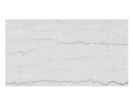 Vida White Marble Cocktail Table with Casters, Black Finish by Steve Silver at Eve Furniture