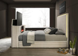 Villa White Queen Platform Bed by Happy Homes at Eve Furniture