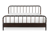 Vivian Brown King Bed by Moe's Home at Eve Furniture