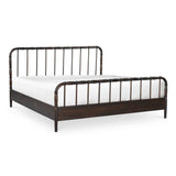 Vivian Brown King Bed by Moe's Home at Eve Furniture