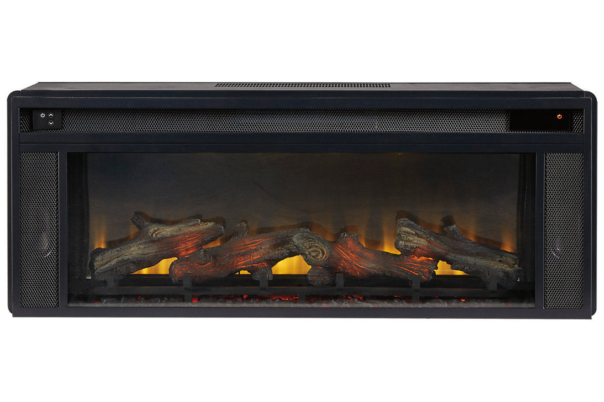 Entertainment Accessories Black Fireplace Insert